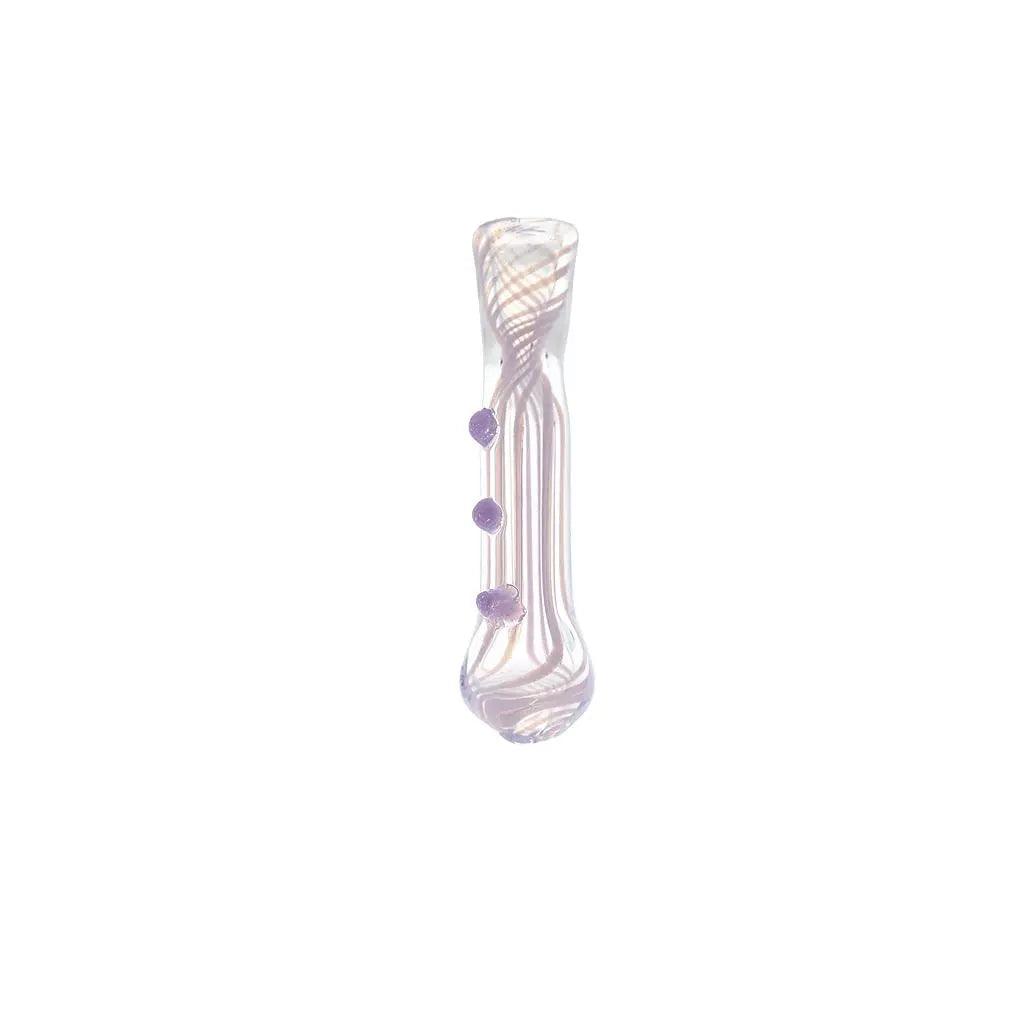 Hand Pipe | 4.5 "Glass Three Dot Colored Twisted Handmade Pipe