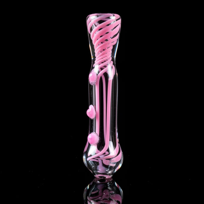 Hand Pipe | 4.5 "Glass Three Dot Colored Twisted Handmade Pipe