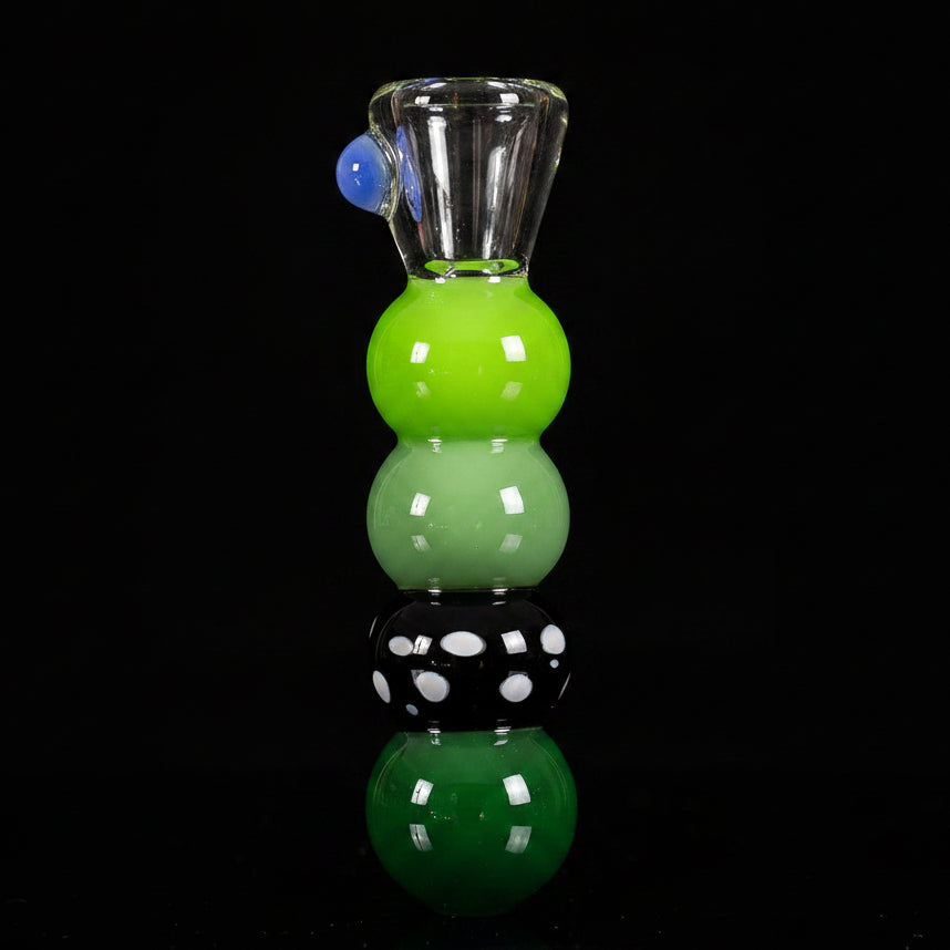Hand Pipe | 4.5" Glass Stripe Chillum Glass Pipe