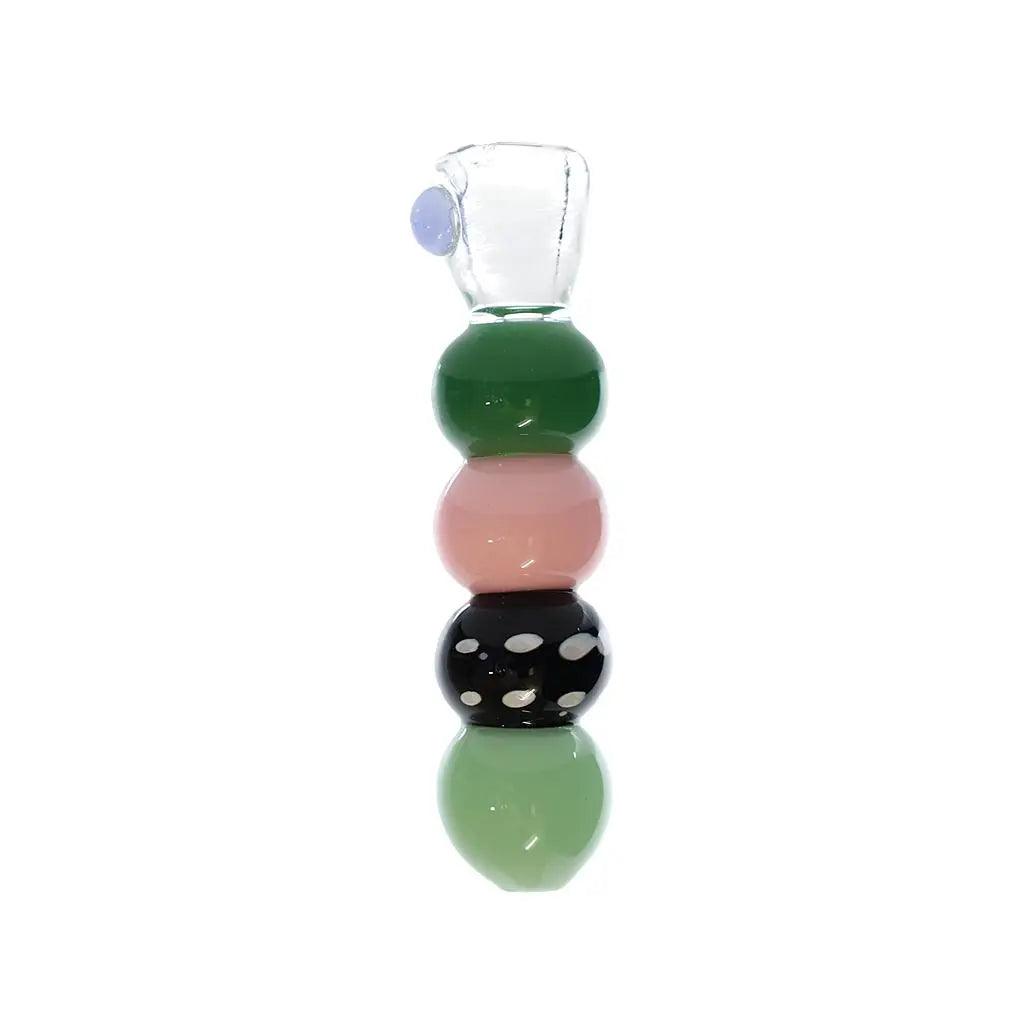 Hand Pipe | 4.5" Glass Stripe Chillum Glass Pipe
