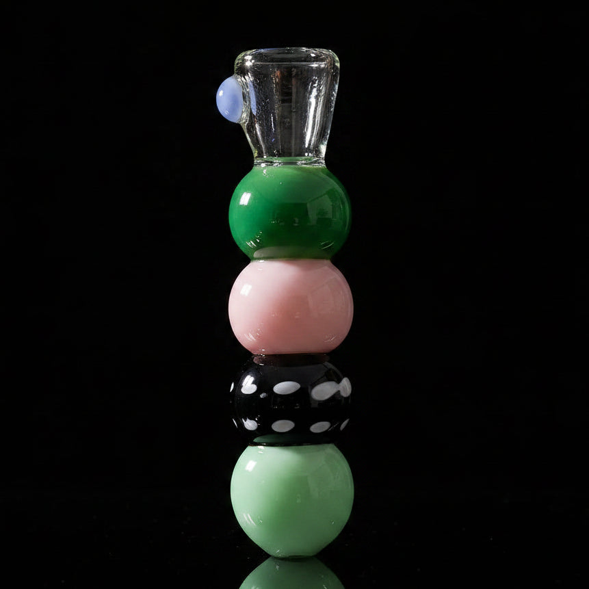 Hand Pipe | 4.5" Glass Stripe Chillum Glass Pipe