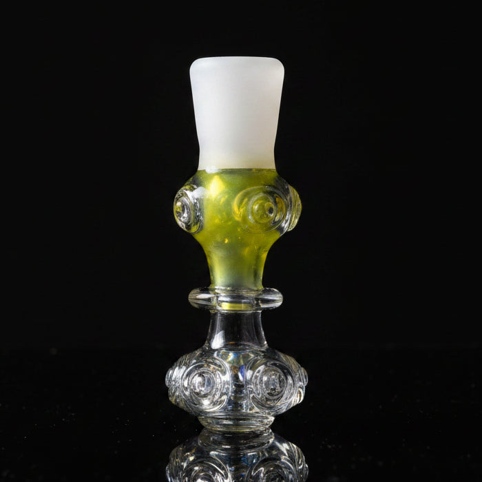 Hand Pipe | 4" Glass Colored Head Ring Handmade Pipe