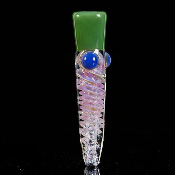 Hand Pipe | 5 "Glass Dot Colored Insert Swing Handmade Pipe