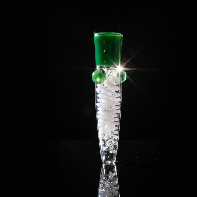 Hand Pipe | 5 "Glass Dot Colored Insert Swing Handmade Pipe