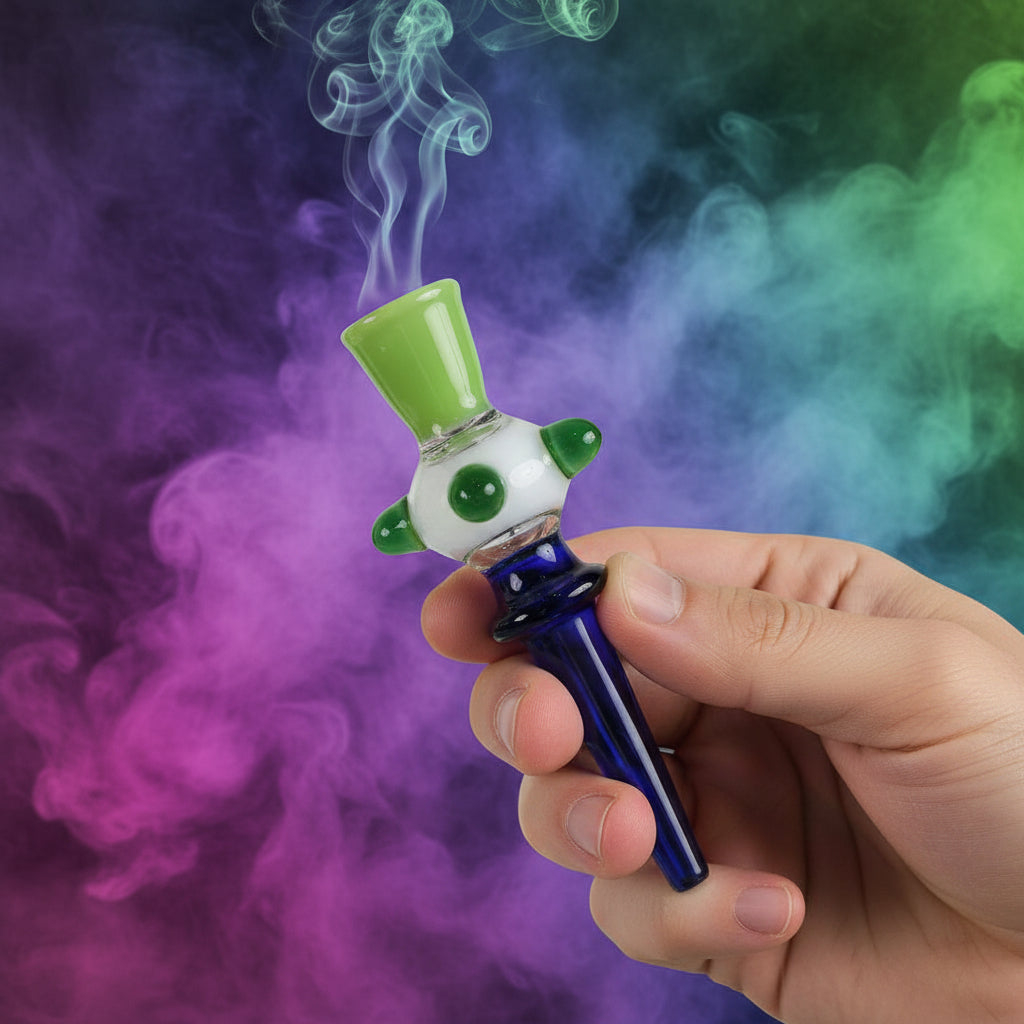 Hand Pipe | 5 "Glass Dot Mixed-color Handmade Pipe