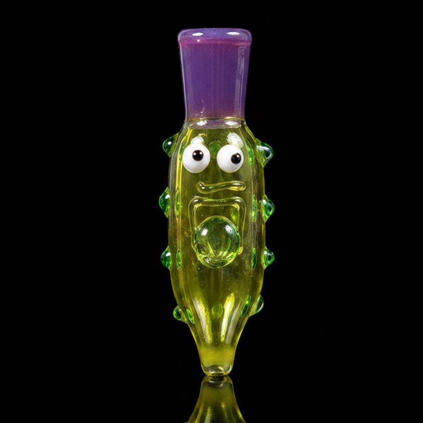 Hand Pipe | 5.5" R N M Face Glass Handmade