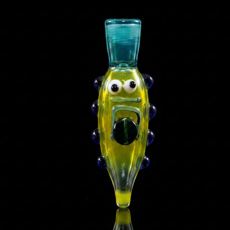Hand Pipe | 5.5" R N M Face Glass Handmade