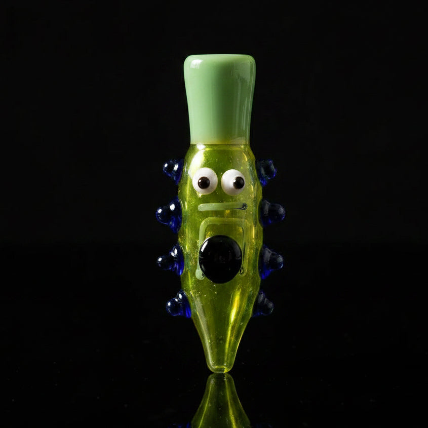 Hand Pipe | 5.5" R N M Face Glass Handmade