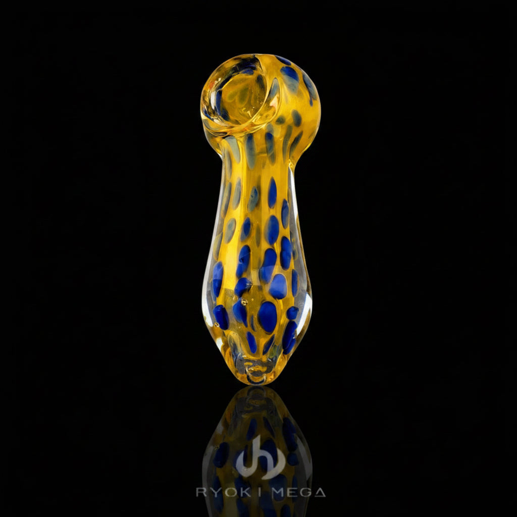Hand Pipe | Color Dirt Spoon 4.5 Inch - SmokeMEGA