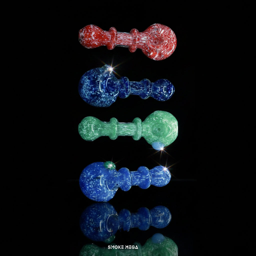 Colorful 4.5" Frit Hand Pipes for Smoking