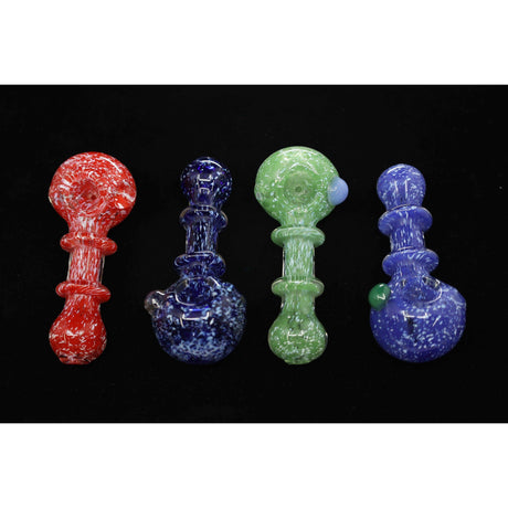 Hand Pipes- 4.5 " Frit Color Spoon