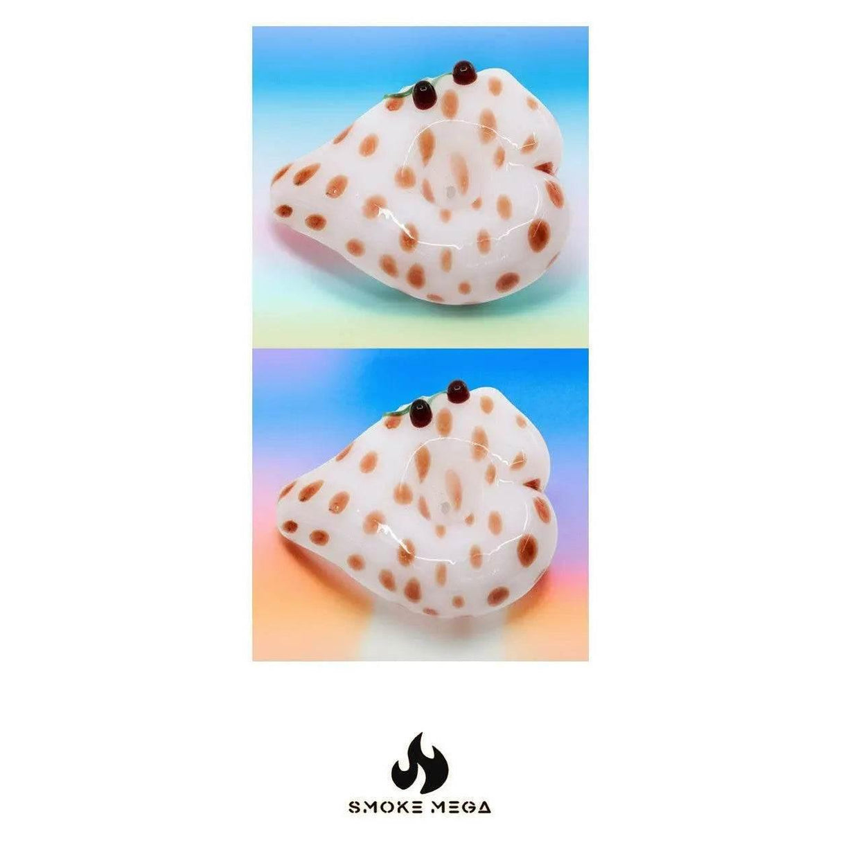 Heart Shaped Ceramic Hand Pipe - SmokeMEGA