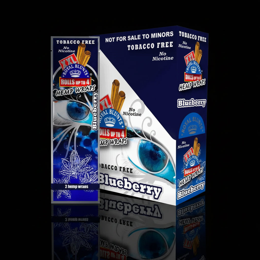Hemp Wraps XXL Royal Bunts - SmokeMEGA