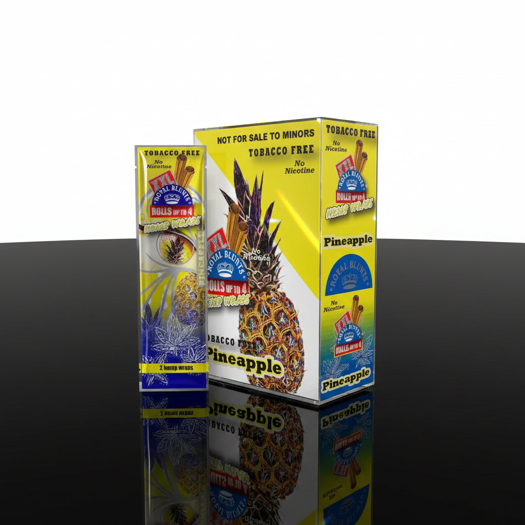 Hemp Wraps XXL Royal Bunts - SmokeMEGA