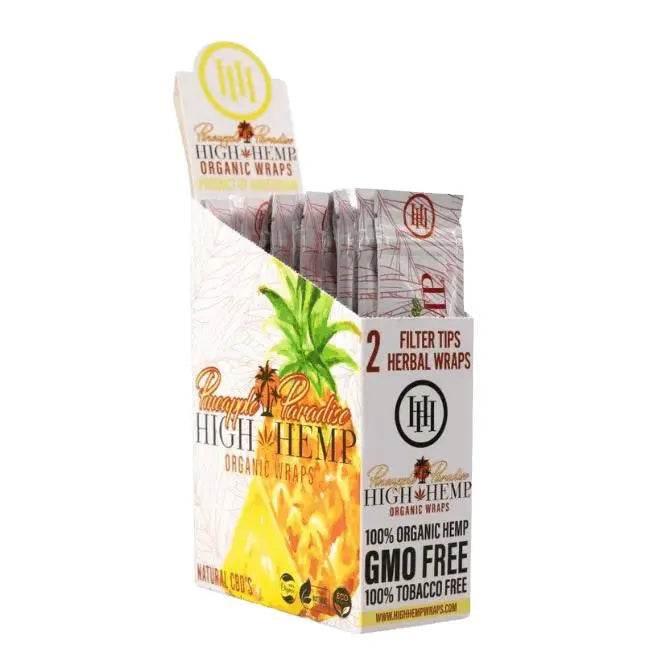High Hemp Wraps - 25 Pack - SmokeMEGA