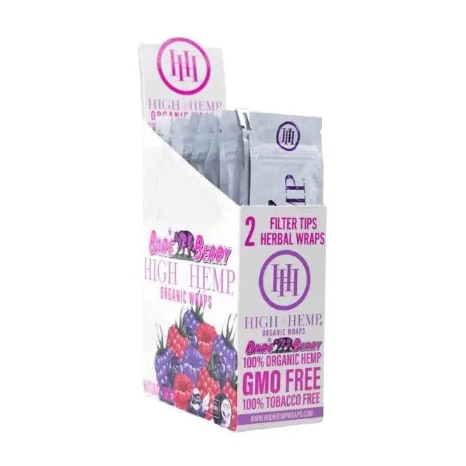 High Hemp Wraps - 25 Pack - SmokeMEGA