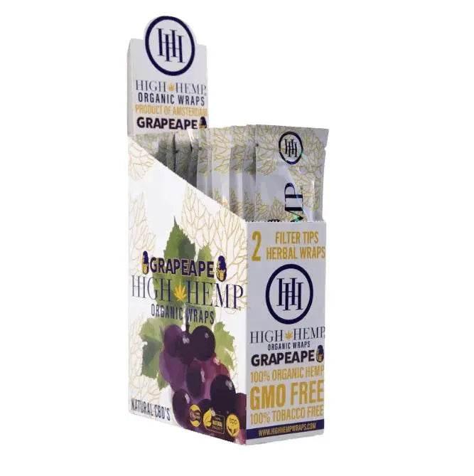 High Hemp Wraps - 25 Pack - SmokeMEGA