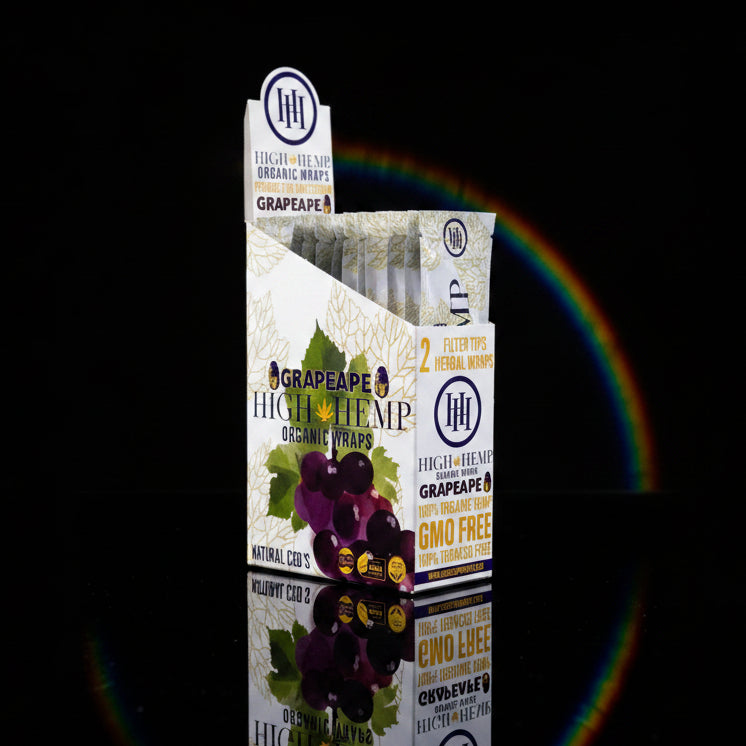 High Hemp Wraps - 25 Pack - SmokeMEGA