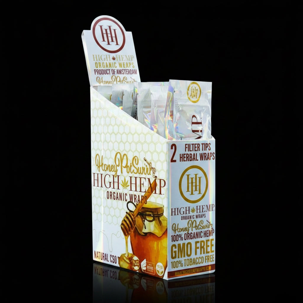 High Hemp Wraps - 25 Pack - SmokeMEGA