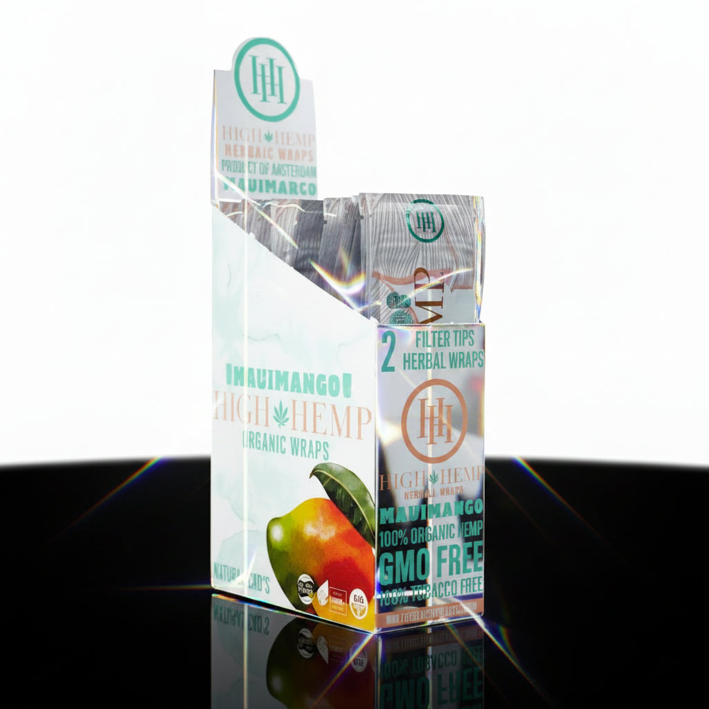 High Hemp Wraps - 25 Pack - SmokeMEGA