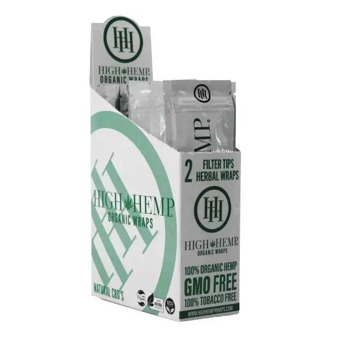 High Hemp Wraps - 25 Pack - SmokeMEGA