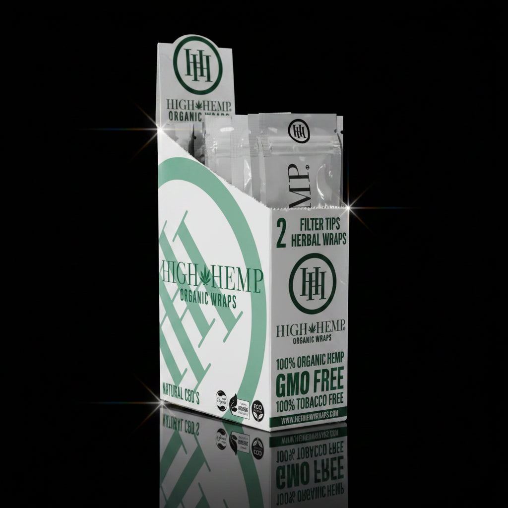 High Hemp Wraps - 25 Pack - SmokeMEGA