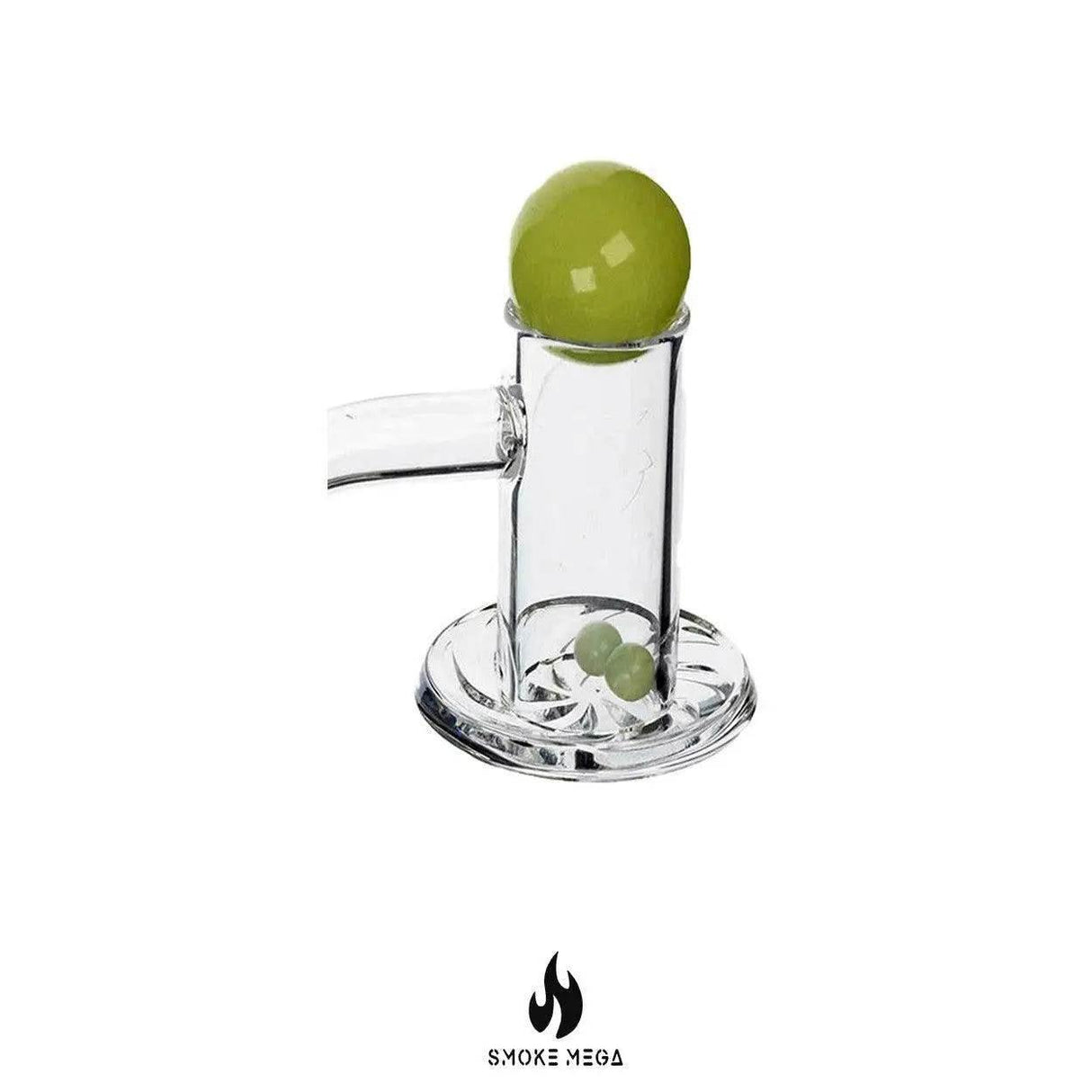 Hurricane Banger-Blender Slurper Quartz Banger w/ Marble & Terp Set - 14mm Male - SmokeMEGA