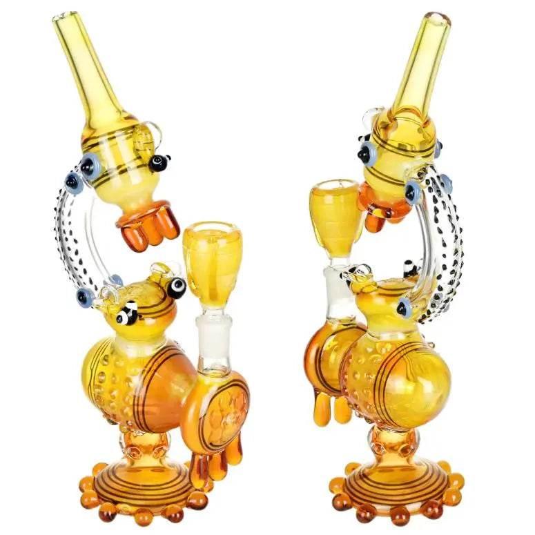 Microscope Honeycomb Water Pipe Dab Rig 12 - SmokeMEGA