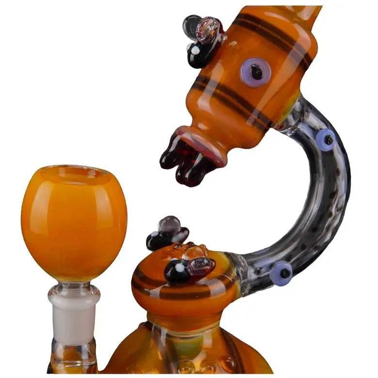 Microscope Honeycomb Water Pipe Dab Rig 12 - SmokeMEGA
