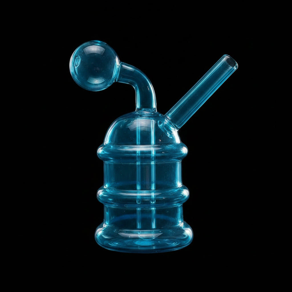 Mini DAB Oil Rigs Internal Comb Perc Glass Oil Burner - SmokeMEGA