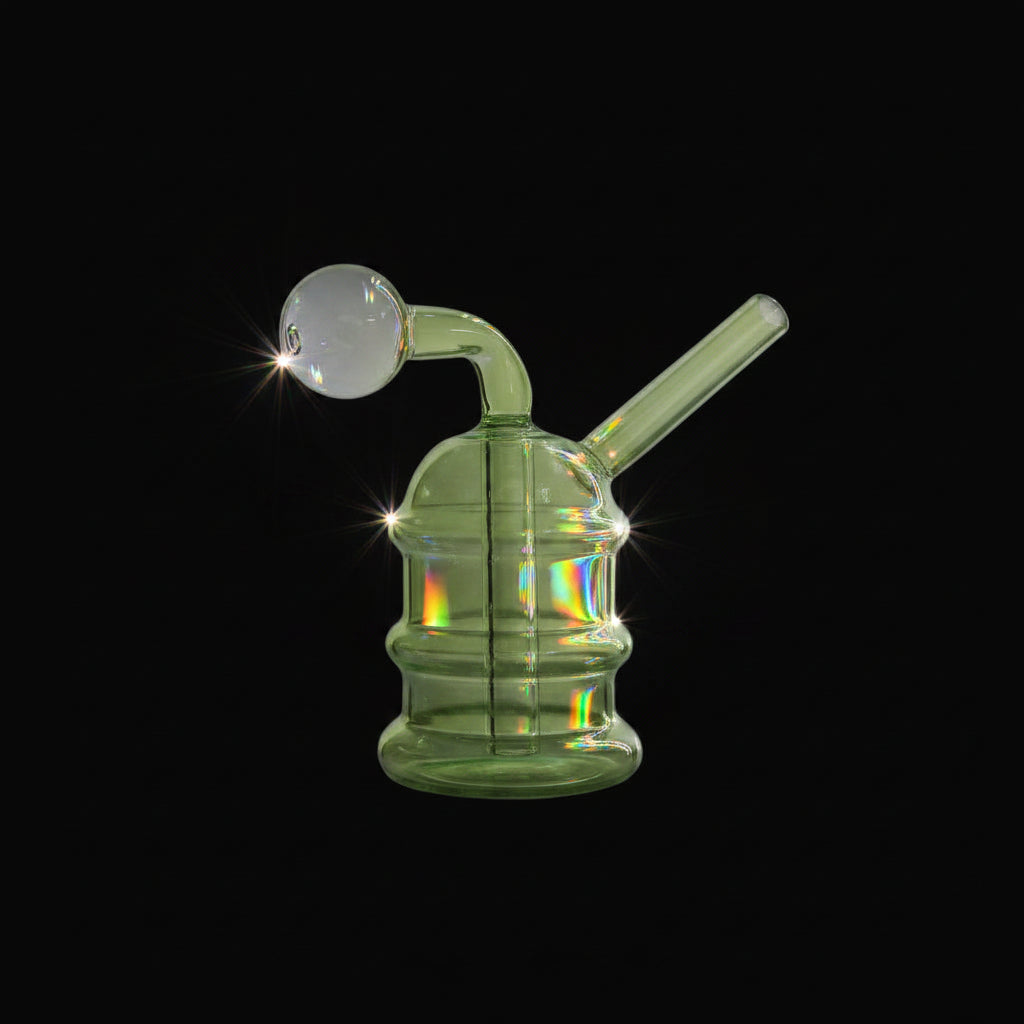 Mini DAB Oil Rigs Internal Comb Perc Glass Oil Burner - SmokeMEGA