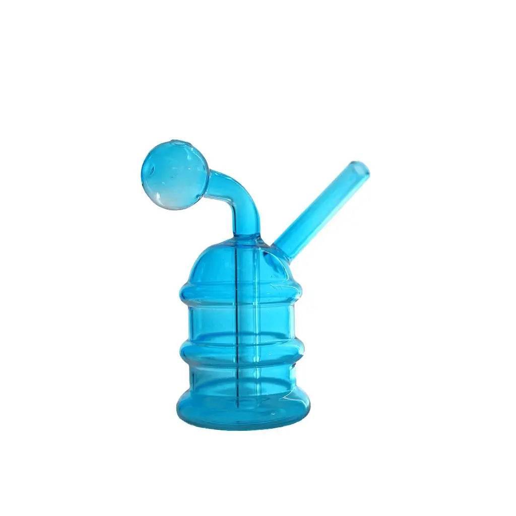 Mini DAB Oil Rigs Internal Comb Perc Glass Oil Burner - SmokeMEGA