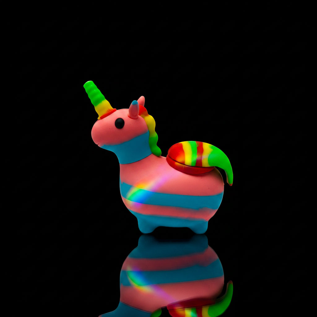 Mini Silicone Bubbler - Unicorn - SmokeMEGA