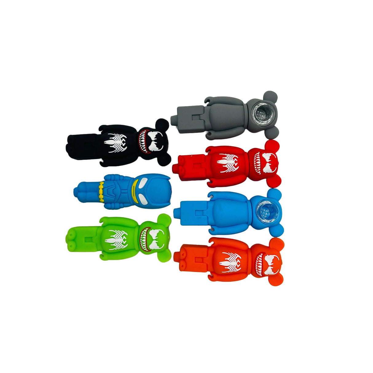 Mix Caracter Silicon Pipe - SmokeMEGA