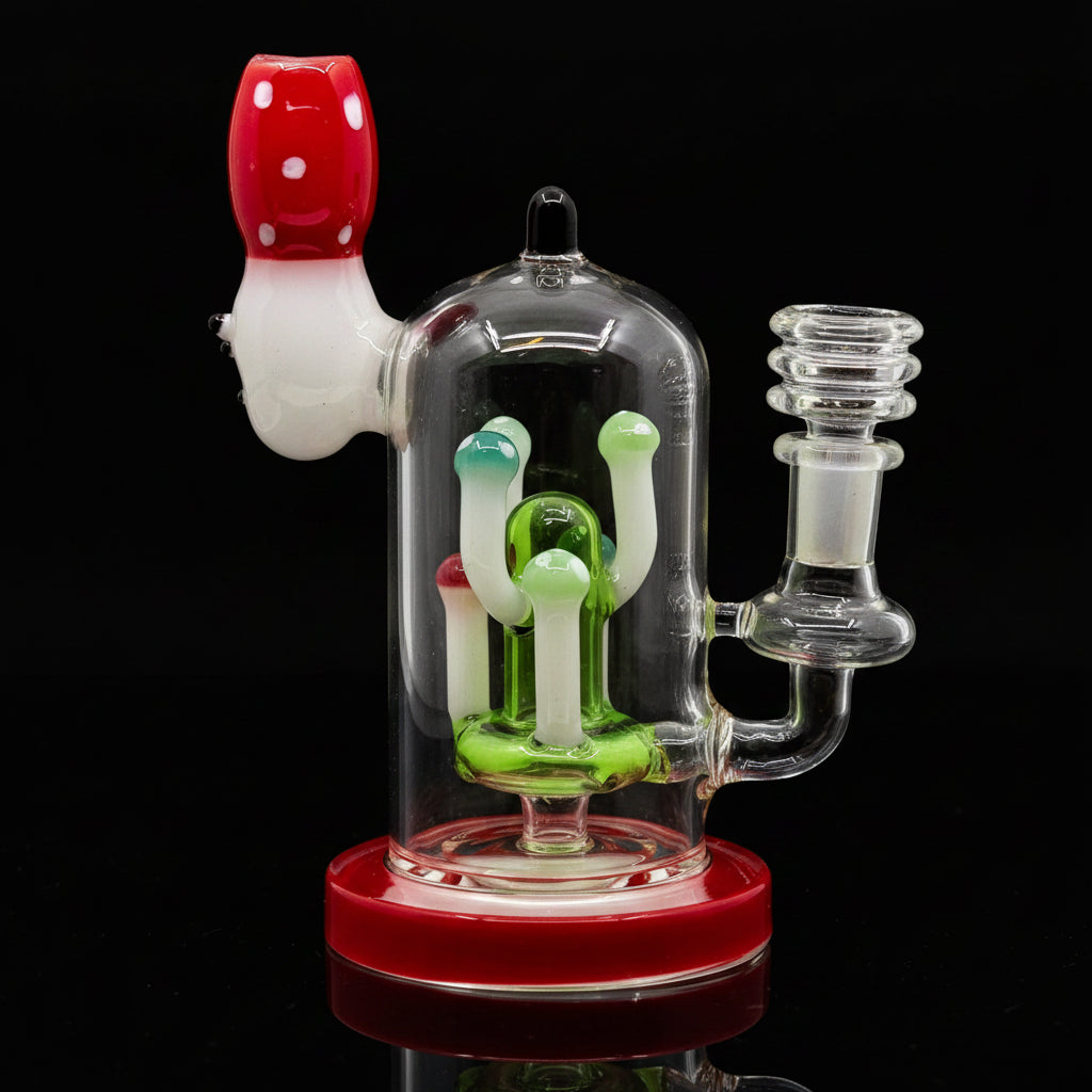 Red Mushroom Bloom Dab Rig