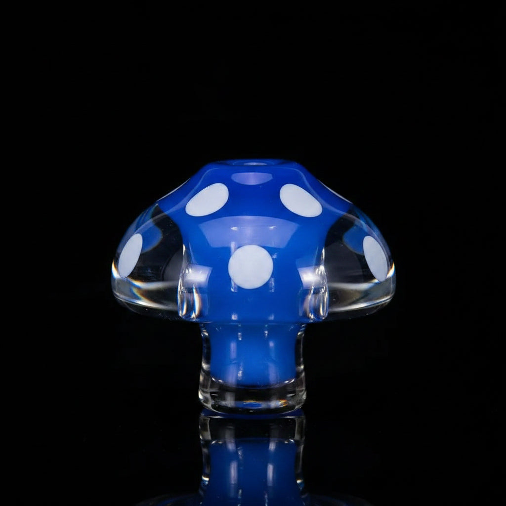 Mushroom-Shaped Glass Carb Cap 32mm For Thermal Quartz Banger Nails - SmokeMEGA