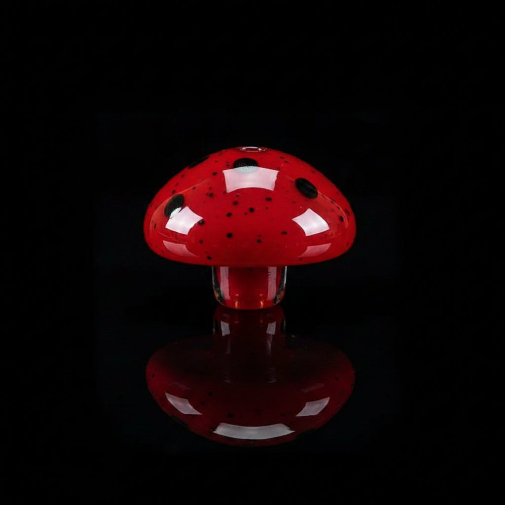 Mushroom-Shaped Glass Carb Cap 32mm For Thermal Quartz Banger Nails - SmokeMEGA
