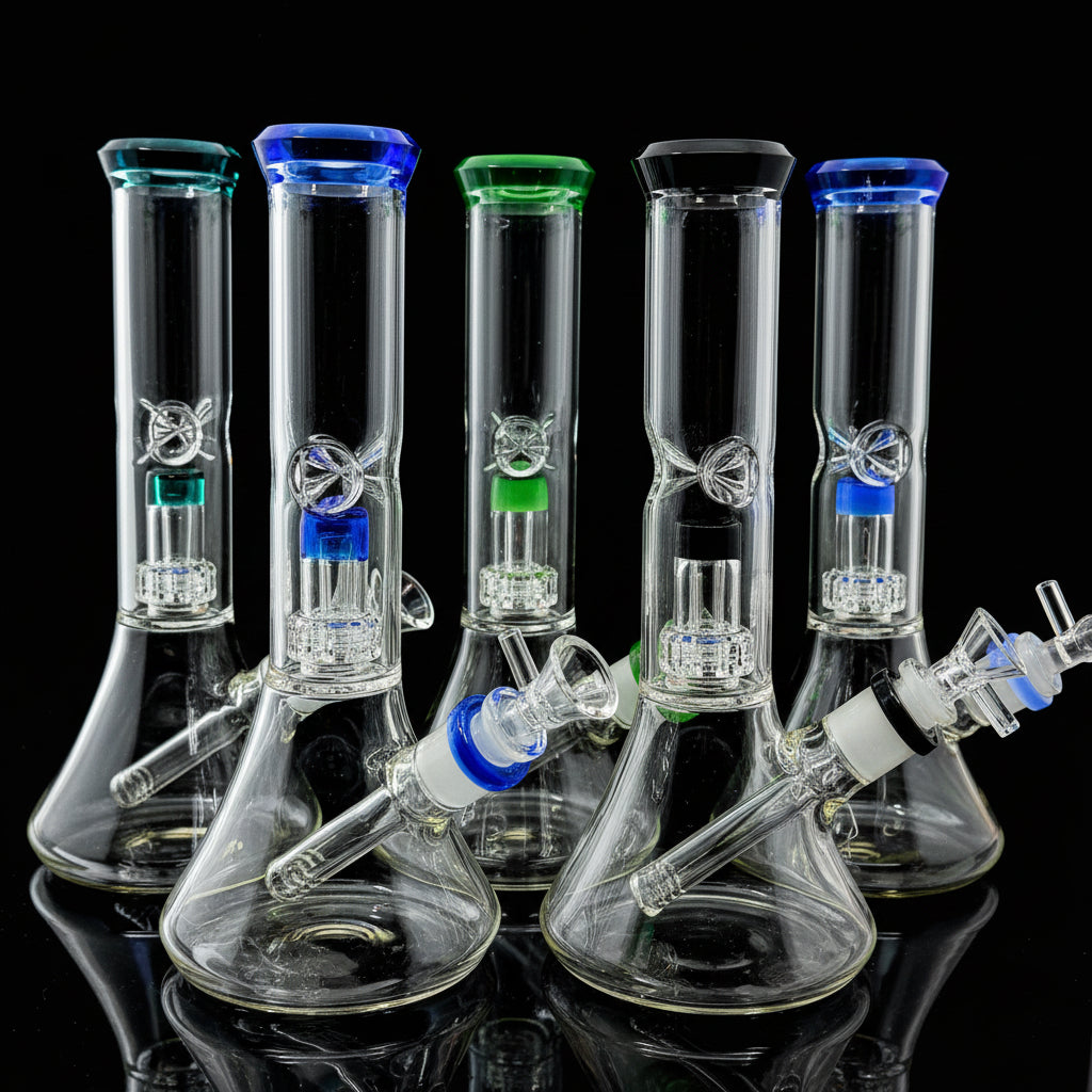 New Swiss shower head park bicker bong 11” - SmokeMEGA