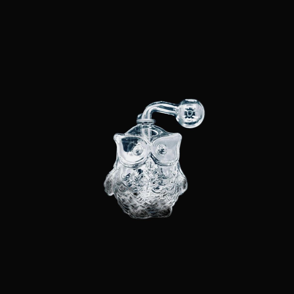 4-inch owl-themed oil rig with efficient percolation system, compact and lightweight.