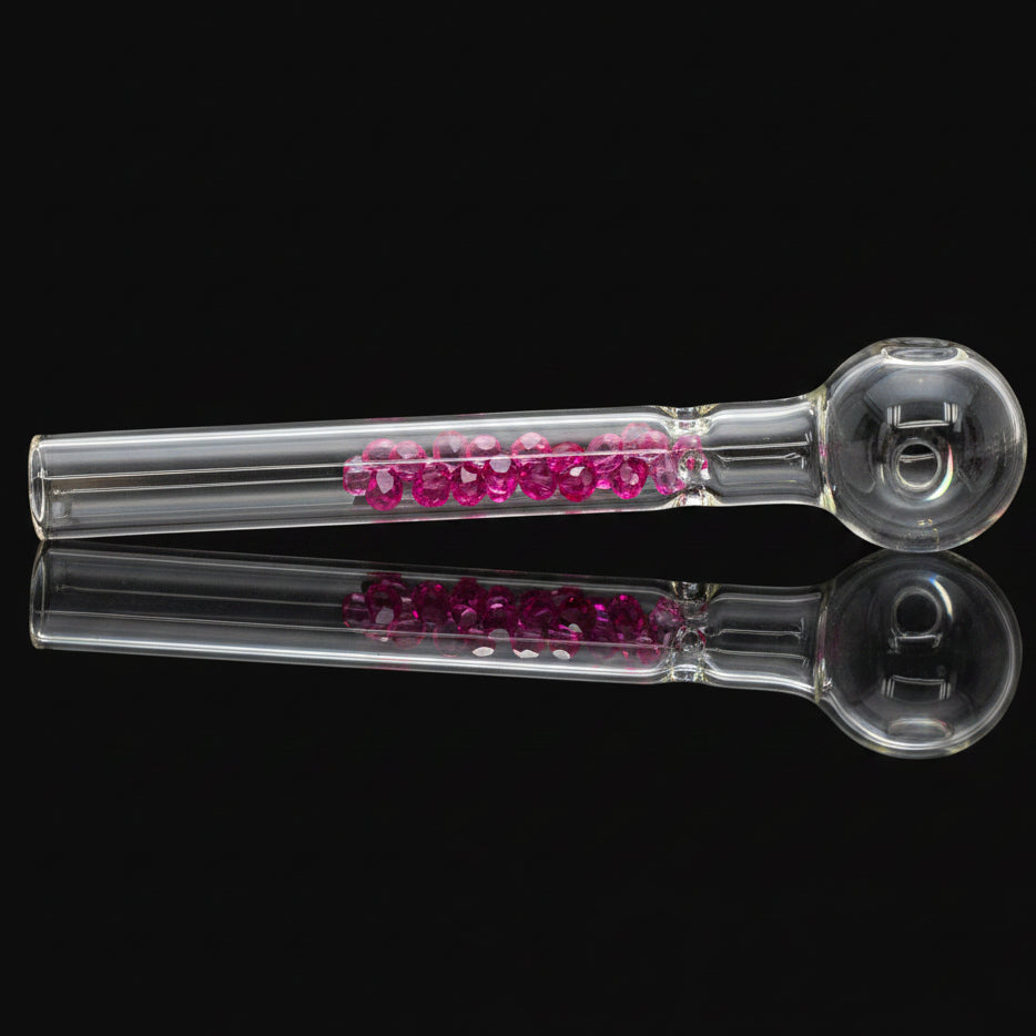Oil Burner Pipe | 4" Filled With Crystal - 12 per pack