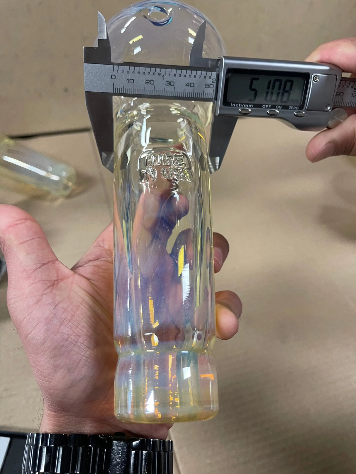 Oil Burner Pipe | Big Daddy 9mm American Made Fumed OB - SmokeMEGA