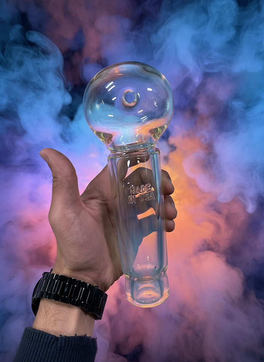 Big Daddy 9mm American Made Fumed OB - Oil Burner Pipe