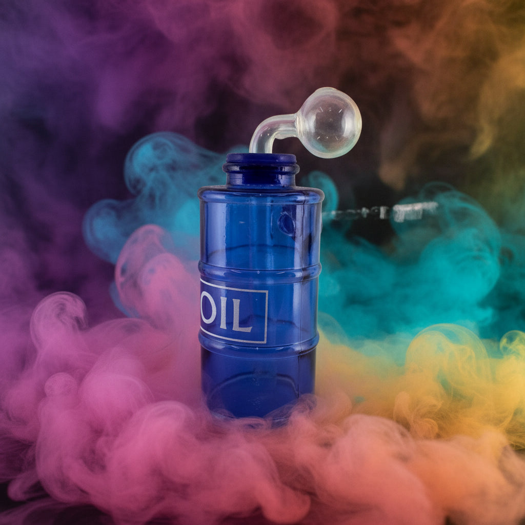 Oil Can Oil Burner-Water Pipe - SmokeMEGA