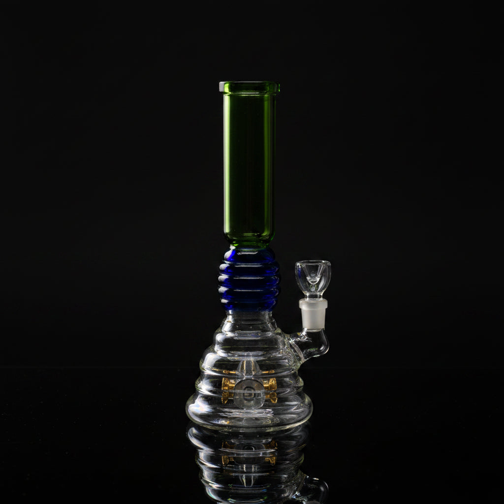 Perc Bong | Multi Colored Bong 8 Inches - SmokeMEGA