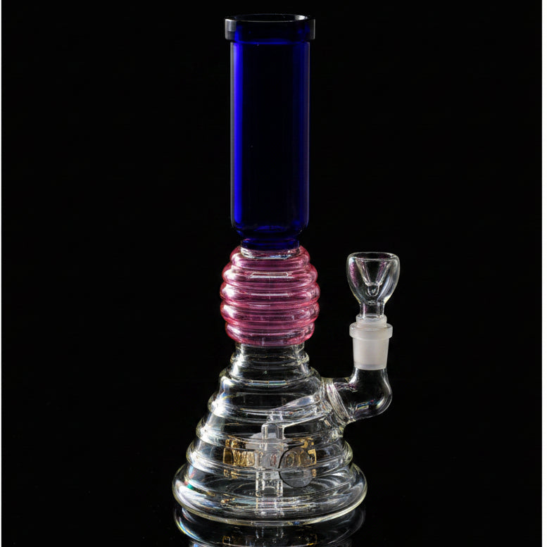 Perc Bong | Multi Colored Bong 8 Inches - SmokeMEGA