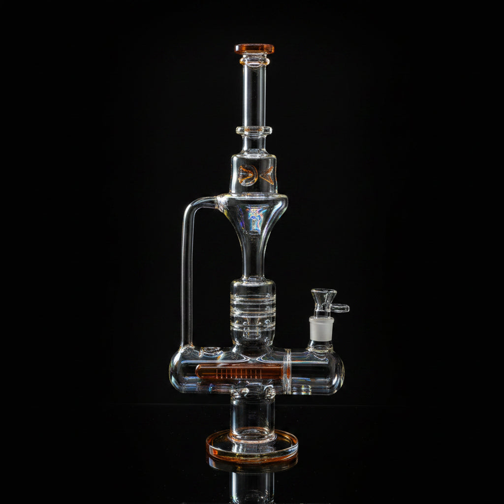 17" Perc Bong with advanced percolation system and premium borosilicate glass construction.