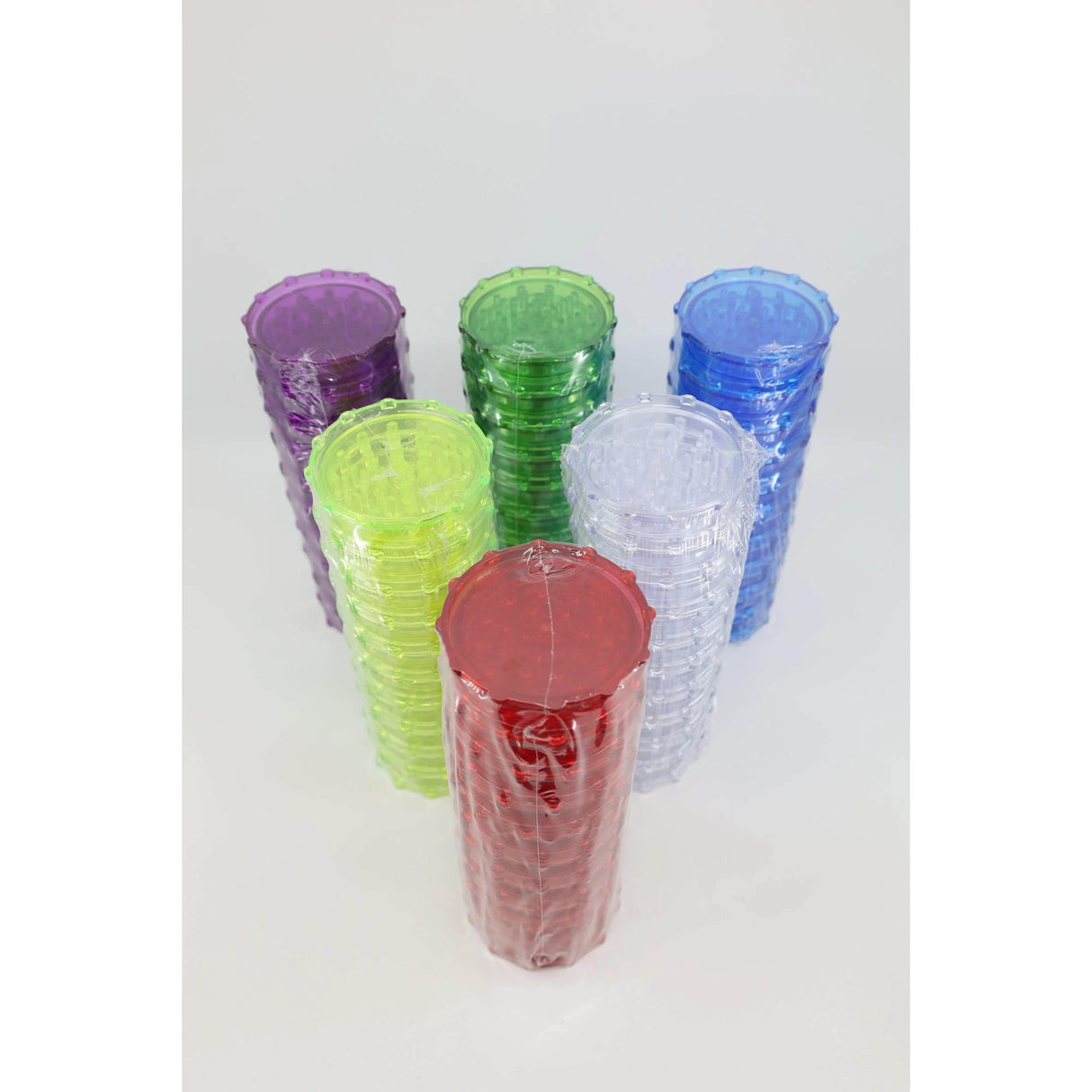 Plastic Grinder | 63mm Magnate Mix Color - SmokeMEGA