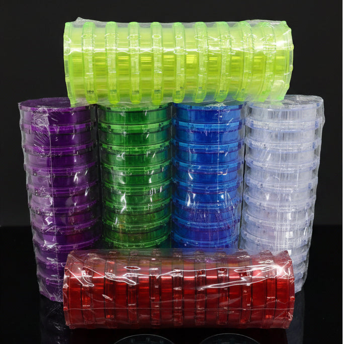 Plastic Grinder | 63mm Magnate Mix Color - SmokeMEGA