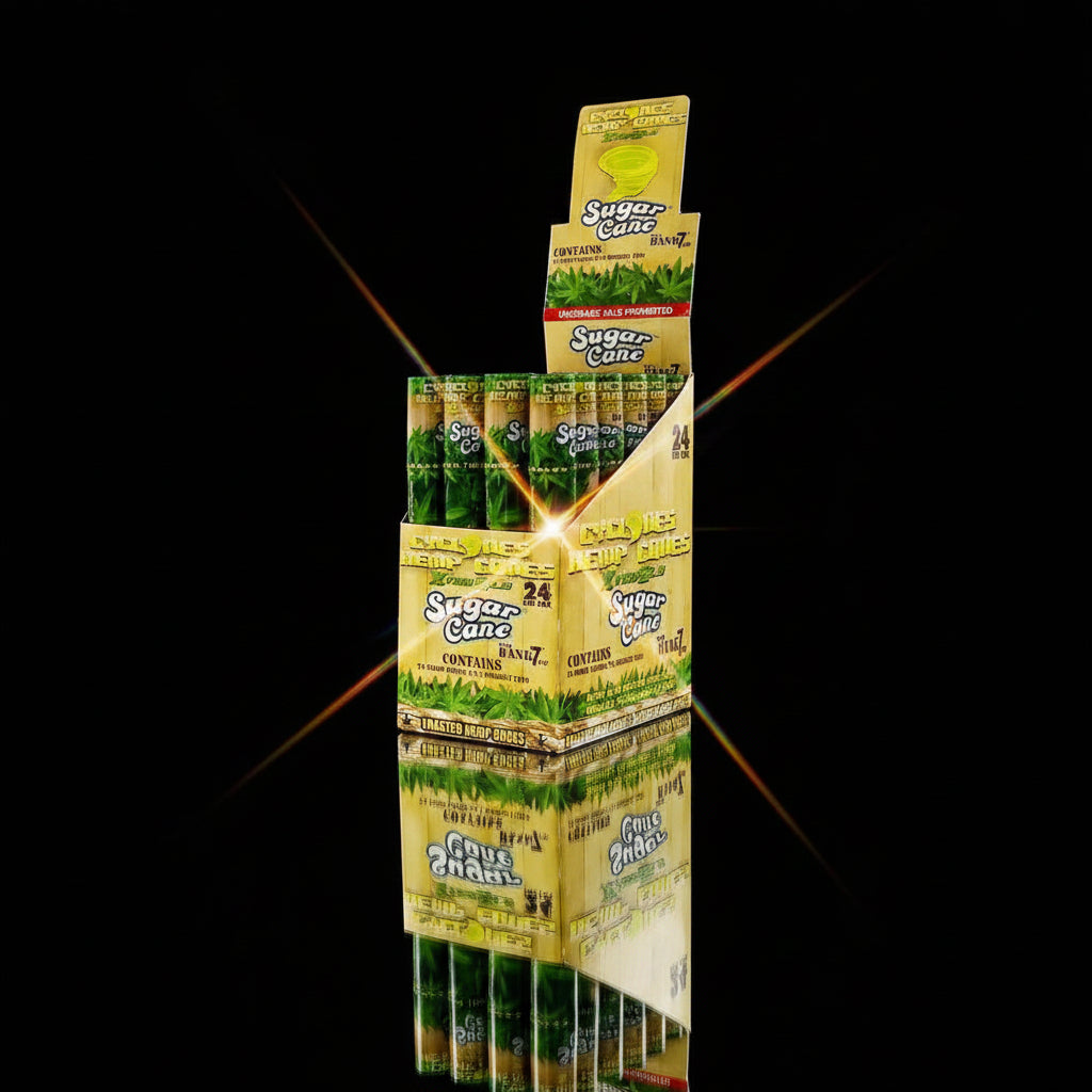 Pre Rolled | Cyclones Extra Slow Hemp Sugar Cane Flavor-24ct - SmokeMEGA