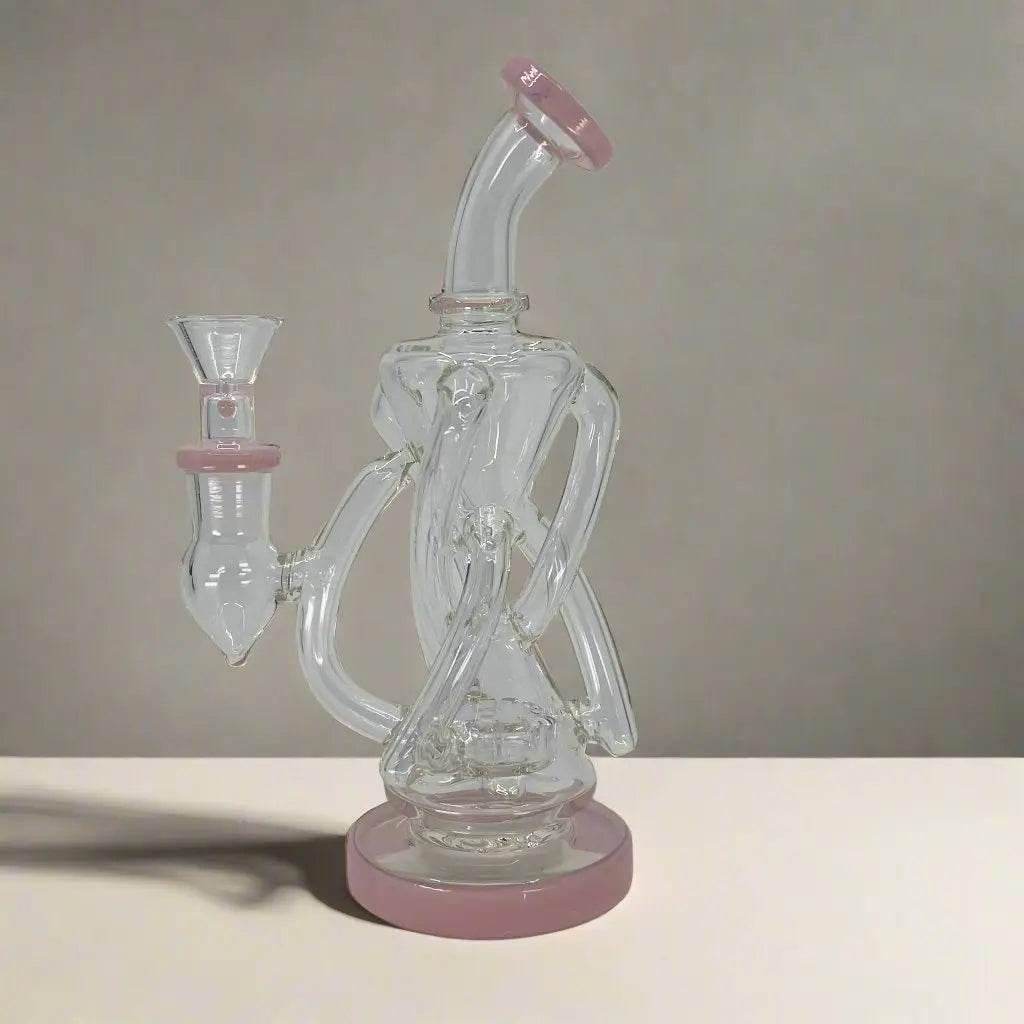 Premium Angles Glass DAB RIG for Smooth Hits - SmokeMEGA